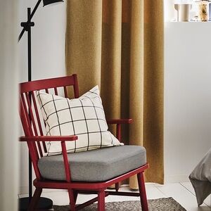 IKEA Mustard Gold Thermal-Feel Curtain Panel